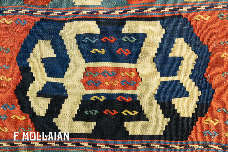 Pair of Small Antique Persian Shahsavan Rugs n°:42852372